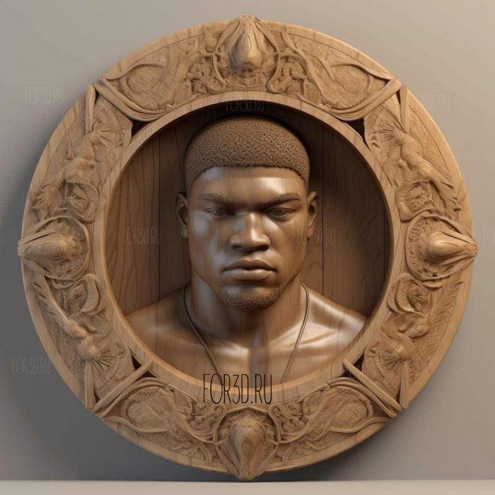 Anthony Joshua 4 stl model for CNC